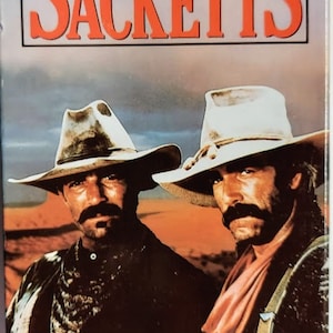 VHS 1979 Vintage Used Movie  The Sacketts  with Jeff Osterhage. Tom Selleck, Sam Elliott & Glenn Ford