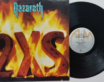 Vintage 1982 Vinyl Record Album by Nazareth titled 2XS from 1982