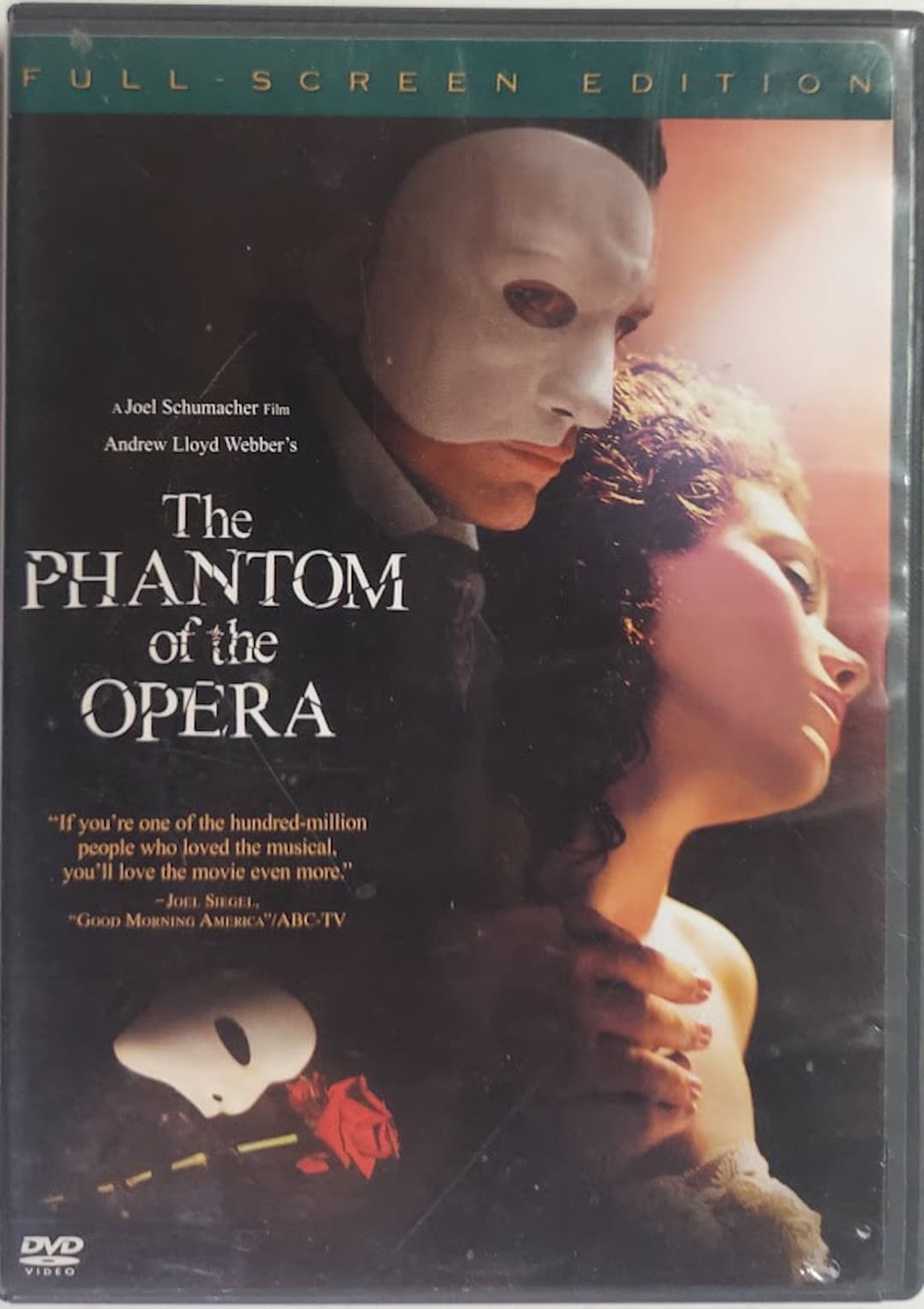 DVD 2004 Vintage Movie Titled the Phantom of the Opera Starring