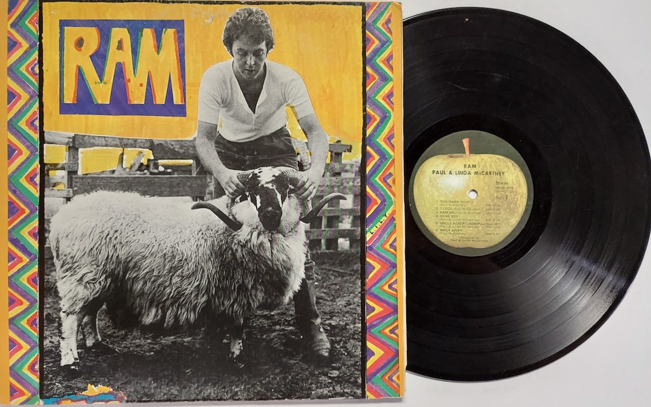 Vintage 1971 Vinyl Record Album by Paul Linda Mccartney UK