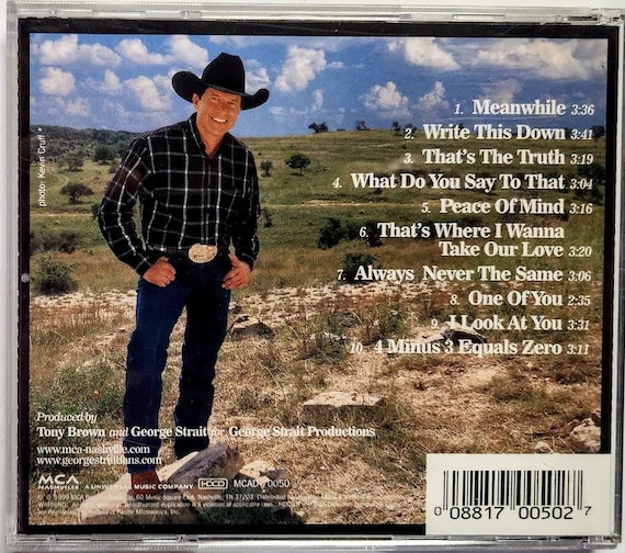 CD 1999 Vintage Country Music by George Strait Titled Always Never