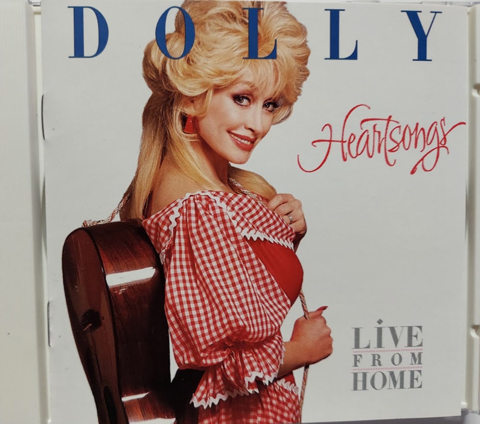 CD 1994 Vintage Music by Dolly Parton titled Heartsongs Live Etsy