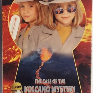 VHS Used 1997 Vintage Movie titled The Adventures of Mary Kate & Ashley The Case of the Volcano Mystery