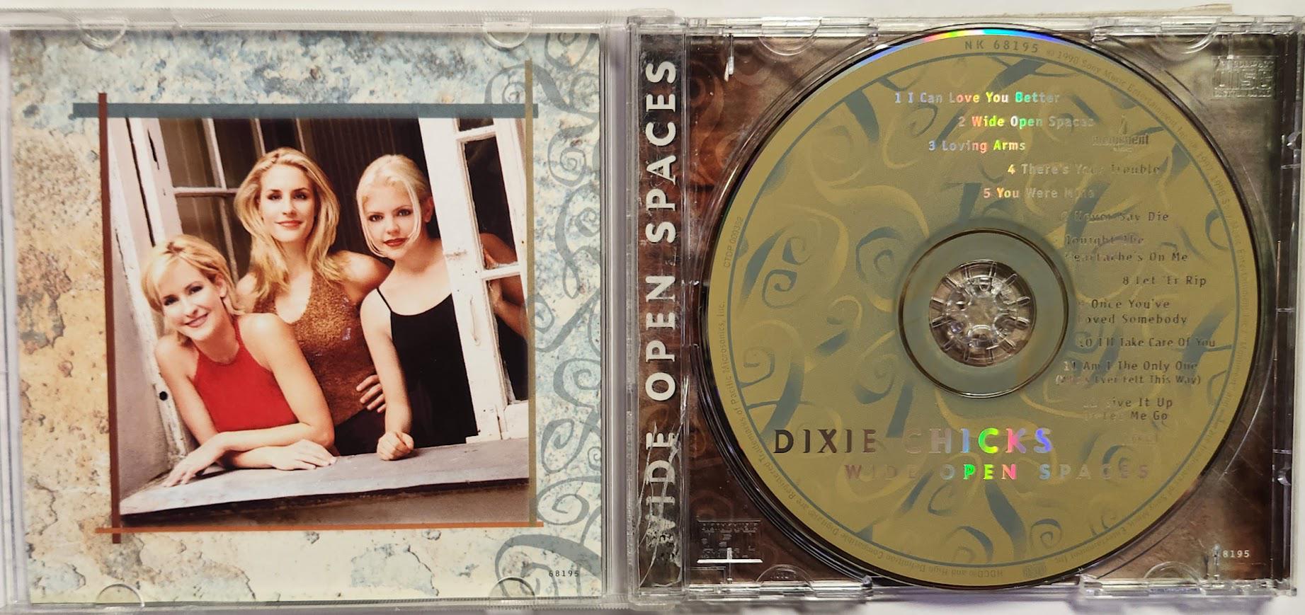 CD Used 1998 Vintage Music by Dixie Chicks Titled Wide Open Spaces