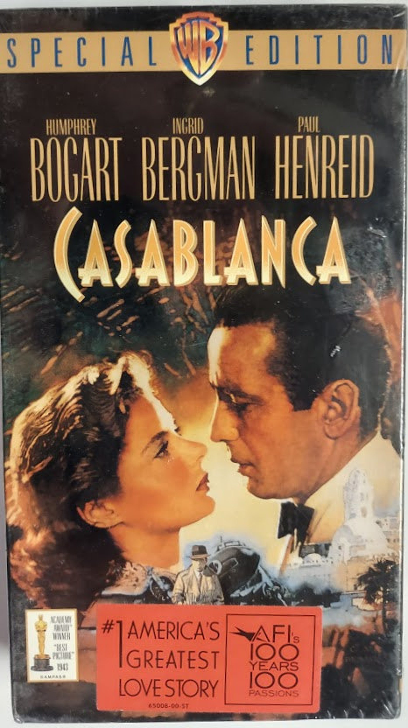 VHS 1943 Movie Titled Casablanca Starring Humphrey Bogart & Etsy