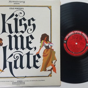 Vintage 1953 Vinyl Record Album by Various artists in the Soundtrack  Kiss Me Kate