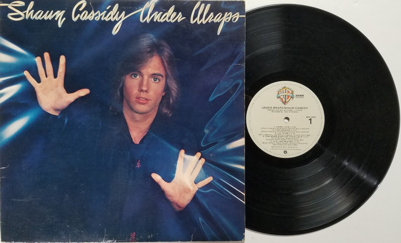 Vintage Vinyl Record Album by Shaun Cassidy titled Under Wraps Etsy