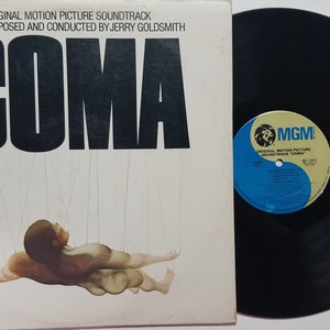 Vintage Vinyl Record Album by Jerry Goldsmith titled Coma (Original Motion Picture Soundtrack)