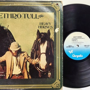 Vintage 1978 Vinyl Record Album by Jethro Tull titled Heavy Horses