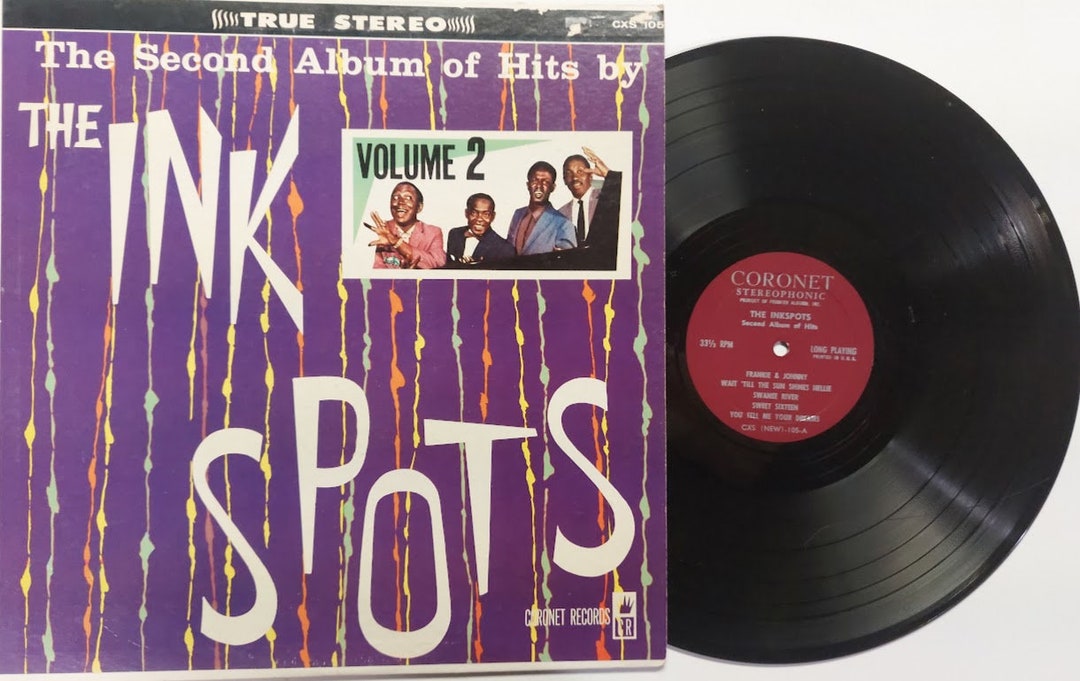 Vintage 1960 Vinyl Record Album by the Ink Spots Titled the Ink Spots ...