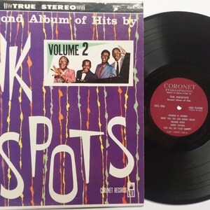 Vintage 1960 Vinyl Record Album by The Ink Spots titled The Ink Spots Vol. 2