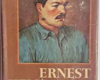 Hardcover Book 1969 Vintage Autobiography by Carlos Baker titled Ernest Hemingway A Life Story (Rare)
