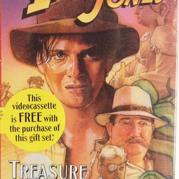 VHS 1992 Vintage Movie titled The Adventures of Young Indiana Jones starring Sean Patrick Flannery