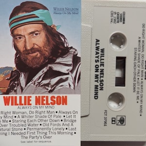 Cassette 1982 Vintage Music by Willie Nelson titled Always On My Mind