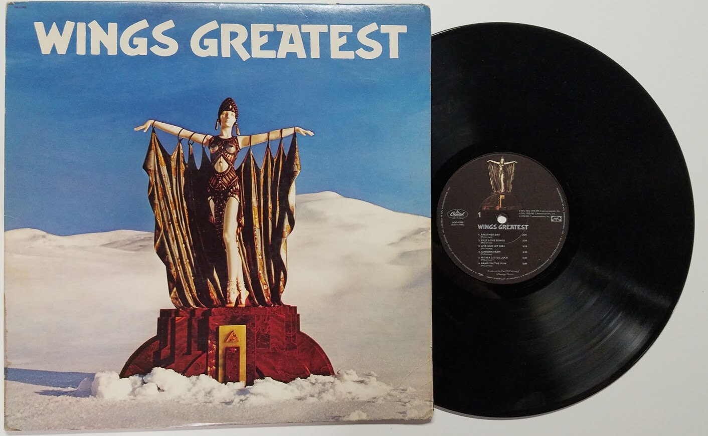 Vintage 1978 Vinyl Record Pop Album Paul Mccartney Wings Greatest 