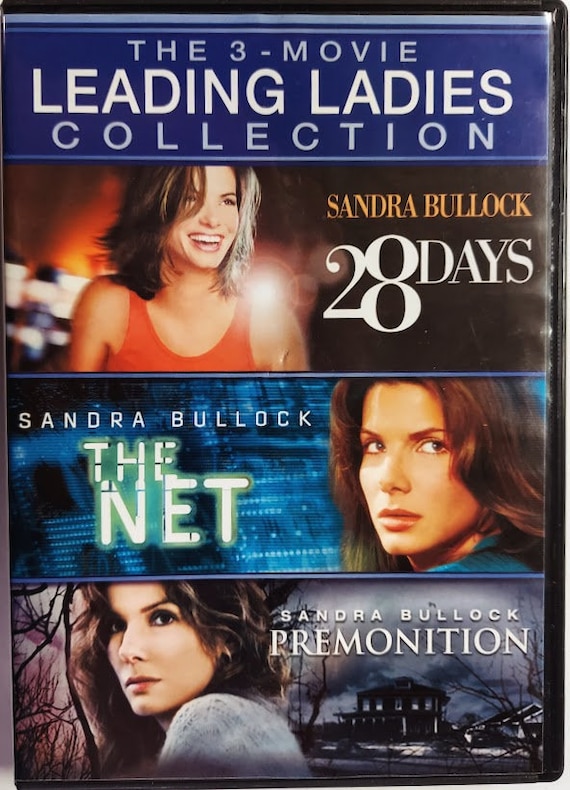 DVD Vintage film starring Sandra Bullock The Three Movie Leading Ladies  Collection 28 days the Net Premonition