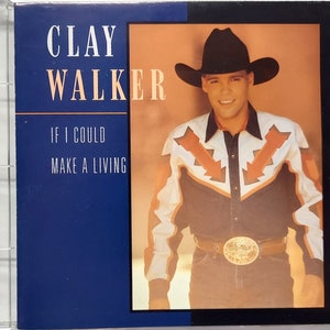 CD Used 1994 Vintage Music by Clay Walker titled  If I Could Make A Living