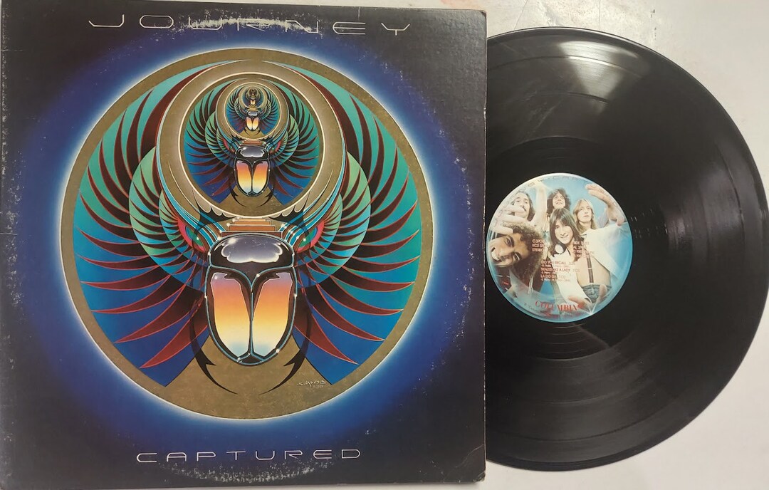 Vintage 1981 Vinyl Record Album by Journey Titled Captured - Etsy