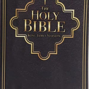 Religious Book titled The Holy Bible King James Version