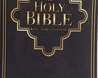 Religious Book titled The Holy Bible King James Version