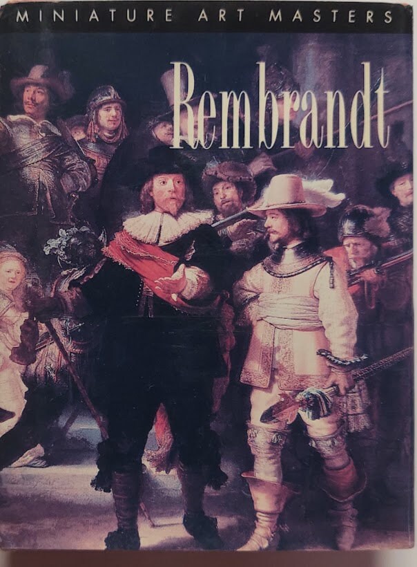 Masters　Art　Miniature　Rembrandt　Hardcover　Etsy　Book　X