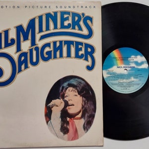 Vintage Vinyl Record Album by Various artists titled  Coal Miner&#39;s Daughter: Original Motion Picture Soundtrack