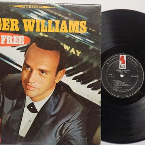 Vintage 1966 Vinyl Record Album by Roger Williams titled Born Free