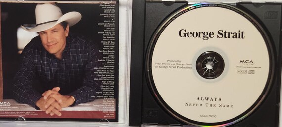 CD 1999 Vintage Country Music by George Strait Titled Always Never