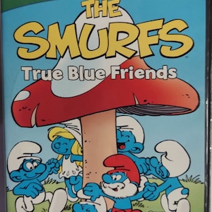 DVD 2000 Vintage Cartoon movie titled The Smurfs True Blue Friends