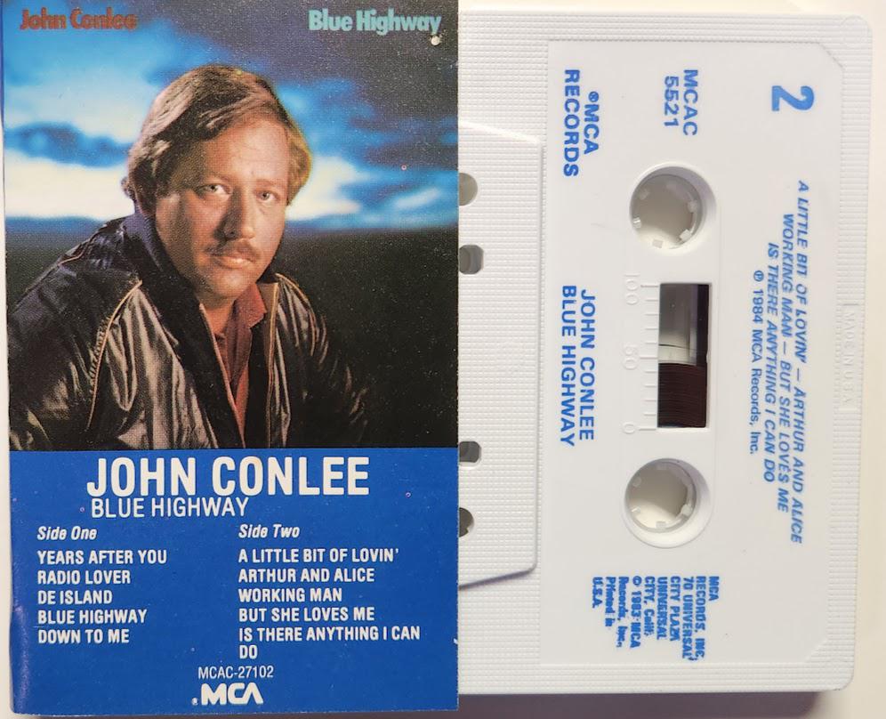 Cassette New 1984 Vintage Country Music by John Conlee Titled Blue ...