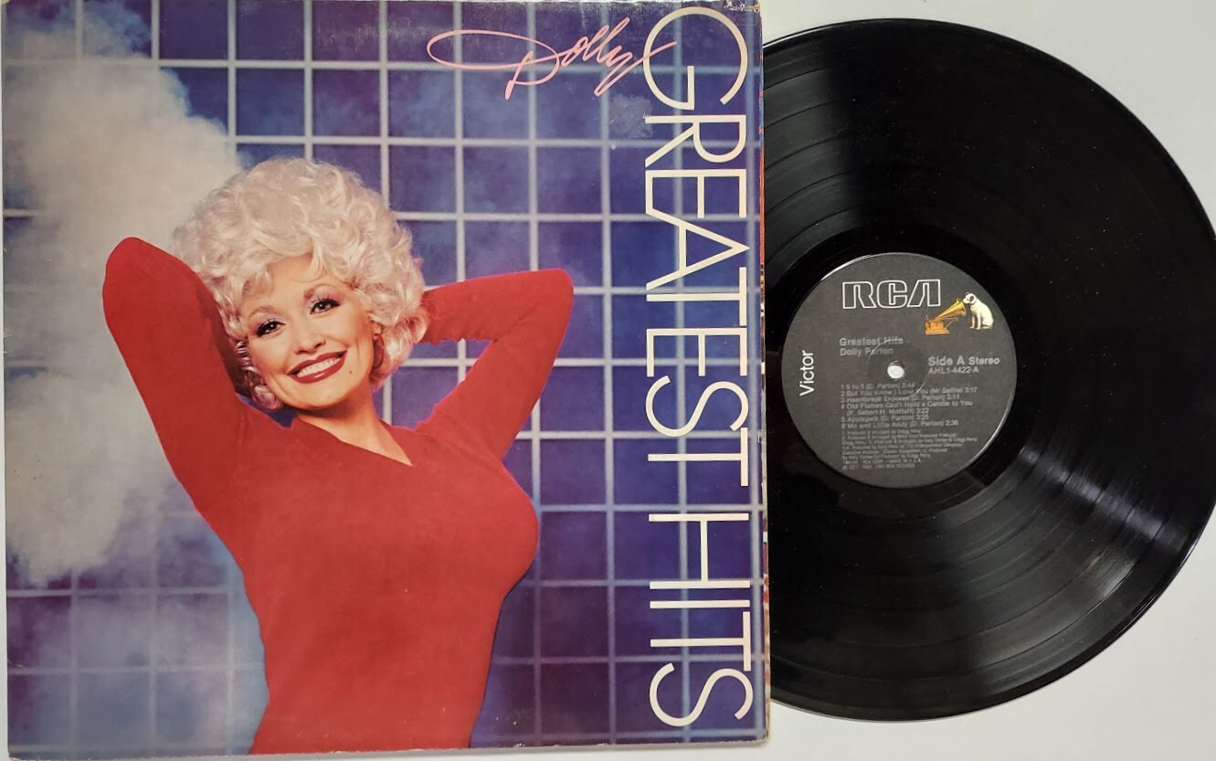 Vintage 1982 Vinyl Record Album de Dolly Parton titulado Etsy