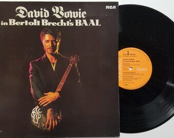 Vintage 1982 Vinyl Record Album by David Bowie titled In Bertolt Brechts Baal