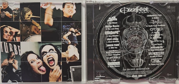CD 2001 Vintage Music by Various Artists Titled Ozzfest 2001 - the