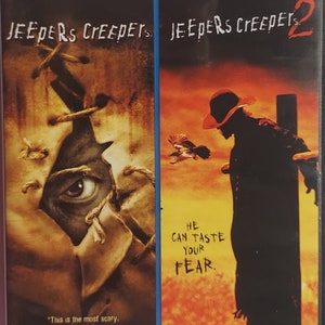 DVD 2001 Vintage Movies titled Jeepers Crrepers / Jeepers Creepers 2 starring Gina Philips & Justin Long
