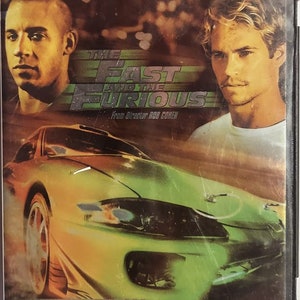 DVD 2001 Vintage movie titled The Fast & the Furious starring Vin Diesel, Paul Walker and Michelle Rodriguez