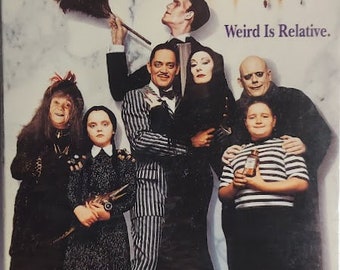 VHS 1991 Vintage Movie titled The Addams Family Weird is Relative