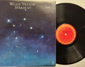 Vintage 1978 Vinyl Record Album by Willie Nelson titled Stardust