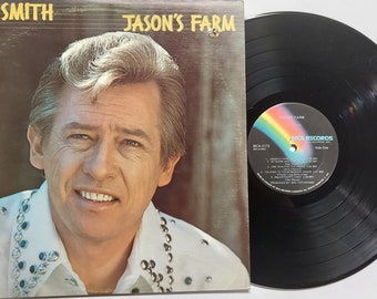 Vintage 1976 Vinyl Record Album by Cal Smith titled Jason's Farm