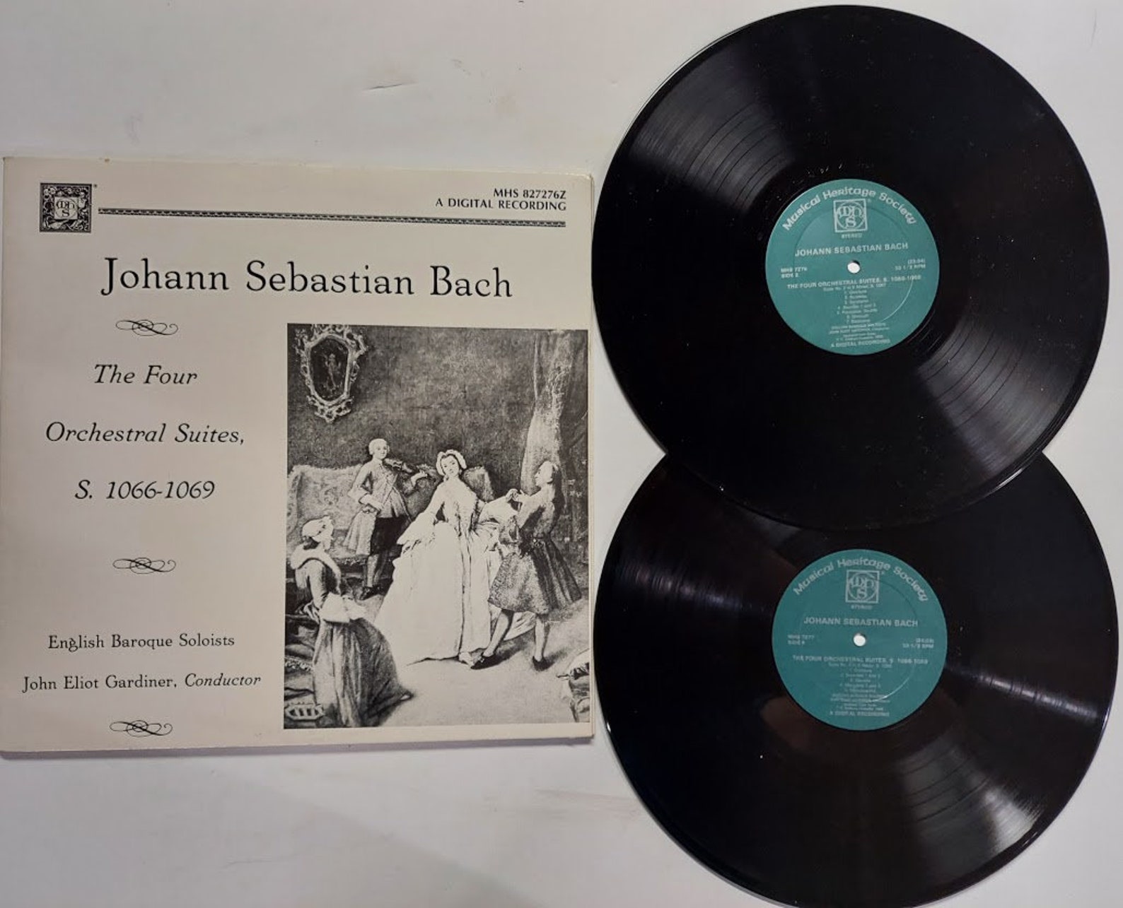 Vintage Vinyl Record Album by Johann Sebastian Bach The Etsy