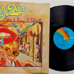 Vintage 1972 Vinyl Record Album by Steely Dan titled Can&#39;t Buy A Thrill