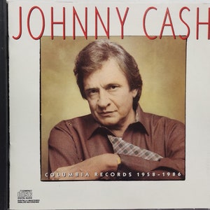CD Used 1987 Vintage Music by Johnny Cash titled Columbia Records 1958 - 1986