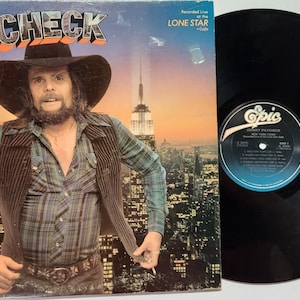 Vintage 1980 Vinyl Record Album by Johnny Paycheck titled New York Town
