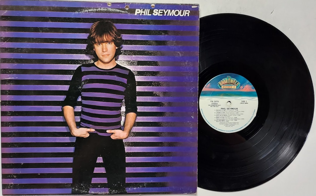 Vintage 1980 Vinyl Record Album by Phil Seymour Titled Phil