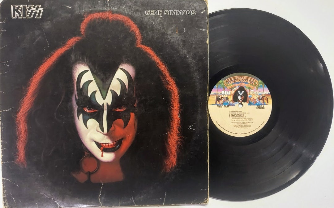 Vintage1978 Vinyl Record Album by Kiss Titled Kiss Gene Simmons - Etsy