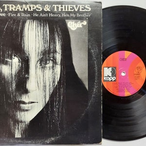 Vintage Vinyl Record Album by Cher titled Gypsys Tramps & Thieves
