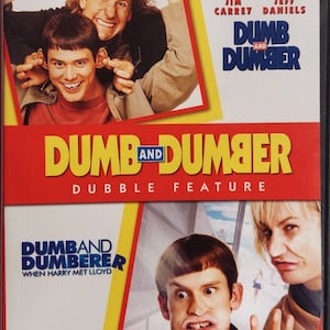 DVD 1994 Vintage Movie Dumb and Dumber/Dumber and Dumberer starring Jim Carrey Terrii Garr & Jeff Daniels