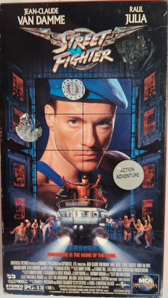 VHS 1994 Vintage Movie Titled Street Fighter Starring Jean-claude Van Damme  & Raul Julia - Etsy Australia