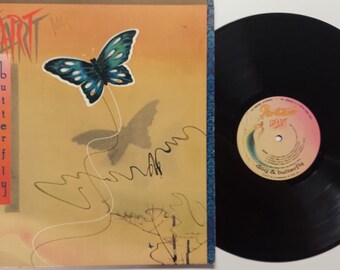 Vintage 1978 Vinyl Record Album by Heart titled Dog & Butterfly