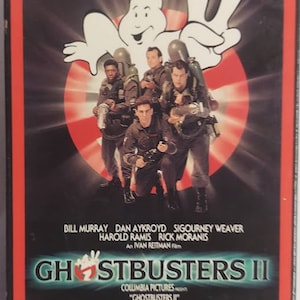 VHS 1989 Vintage Movie titled Ghostbusters II Starring Dan Aykroyd,  Harold Ramis & Bill Murray