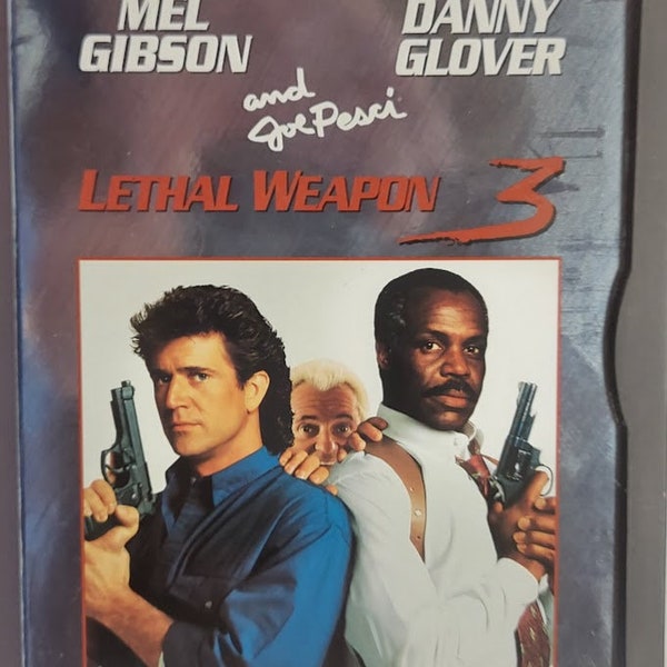 DVD 1992 Vintage Movie Titled Lethal Weapon 3 starring Mel Gibson, Danny Glover, Rene Russo & Stuart Wilson